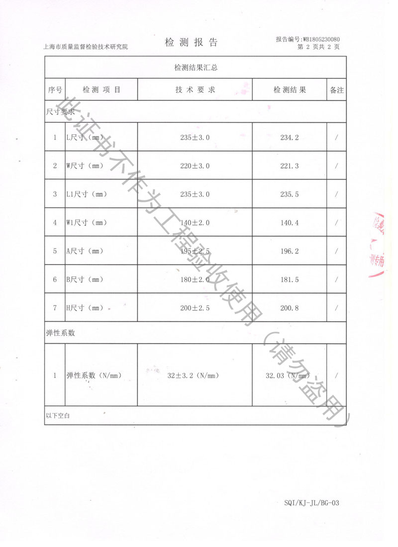 【資質證書】ZTF可調(diào)阻尼式彈簧減震器檢測報告